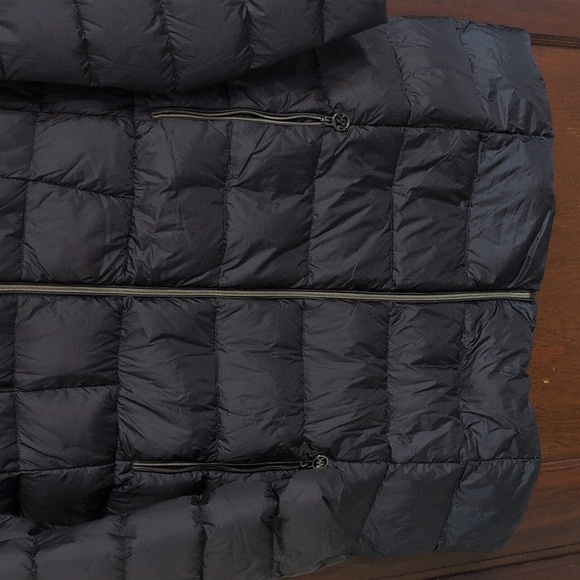 Michael Michael Kors Long Lined Hooded Down Puffer Coat Size 0X Packable Down - Picture 6 of 9